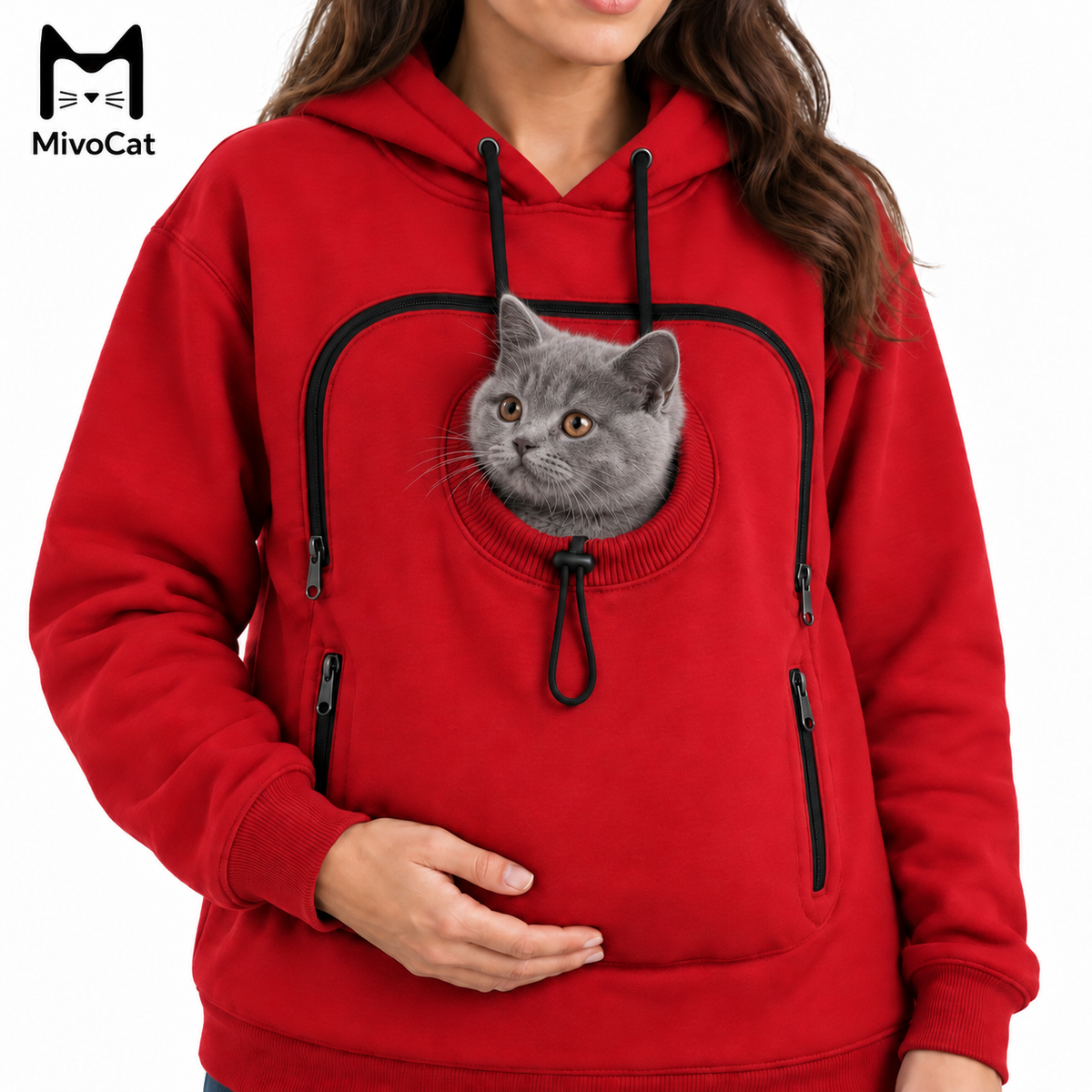 Mivo™ Evcil Hayvan Cepli Sweatshirt