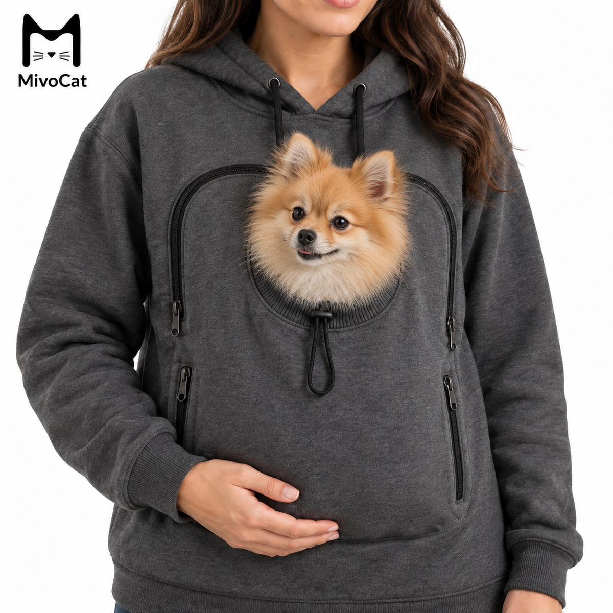 Mivo™ Evcil Hayvan Cepli Sweatshirt