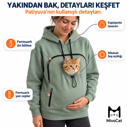 Mivo™ Evcil Hayvan Cepli Sweatshirt